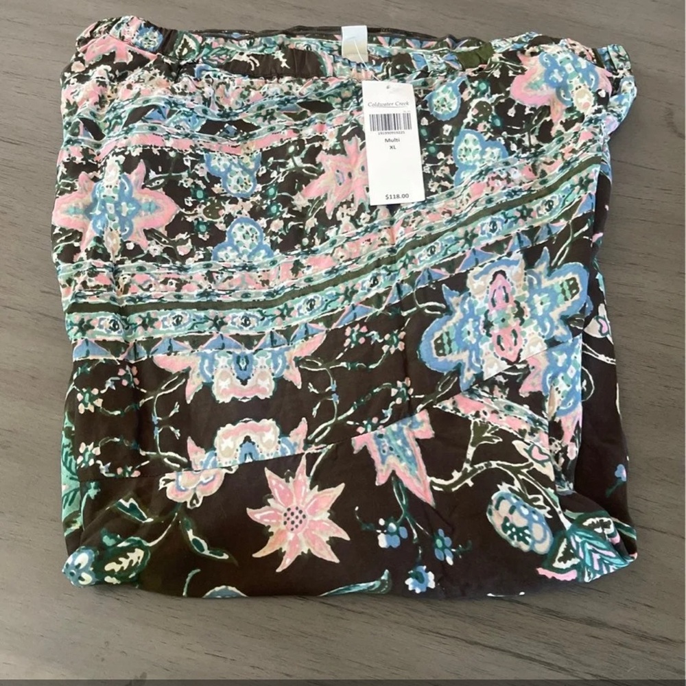 Coldwater Creek Floral Skirt